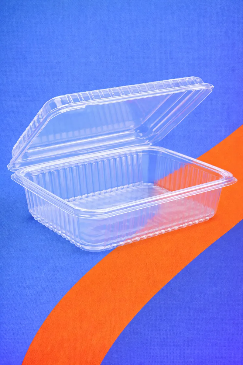 Прозрачен контейнер за храна с капак