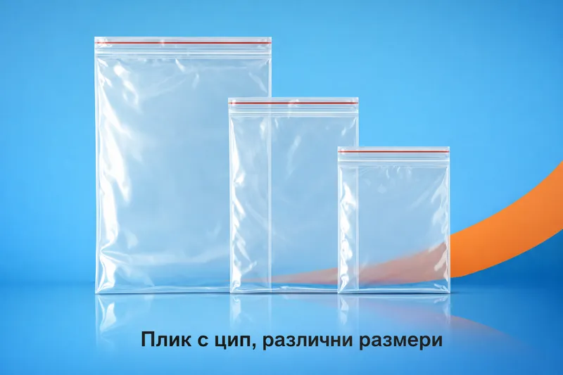 Пликове с цип различни размери